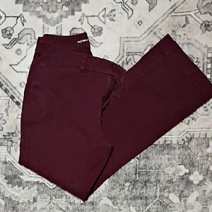 Old Navy Deep Burgundy Trousers